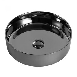 Раковина-чаша Abber Bequem 40 см AC2109GS, серебро фото 