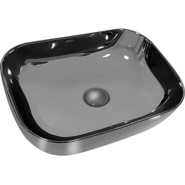 Раковина-чаша Abber Rechteck 46 см AC2200GS, серебро фото 