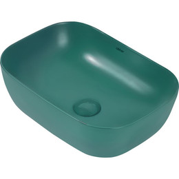 Раковина-чаша Abber Rechteck 46 см AC2200MBG, темно-зеленый матовый фото 