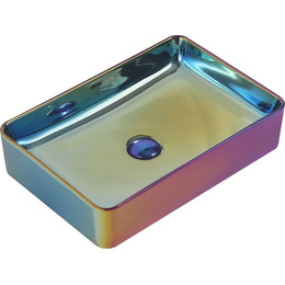 Раковина-чаша Abber Rechteck 51 см AC2207Regen, хамелеон фото 