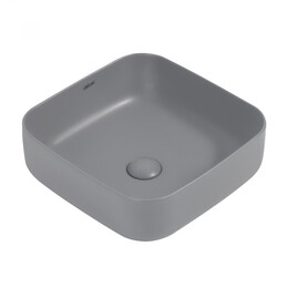 Раковина-чаша Abber Rechteck 38 см AC2211MG, серый матовый фото 