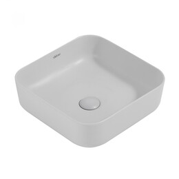 Раковина-чаша Abber Rechteck 38 см AC2211MLG, светло-серый матовый фото 