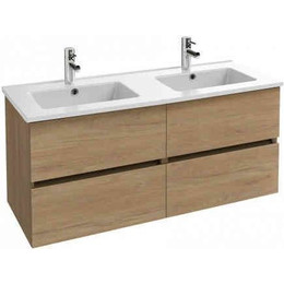 Тумба подвесная с раковиной Jacob Delafon Tolbiac 120 см EB2384-E75, дуб давос натуральный фото 