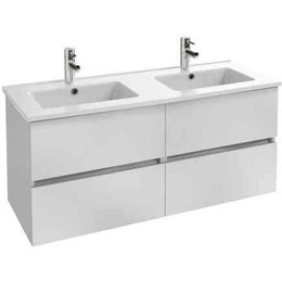 Тумба подвесная с раковиной Jacob Delafon Tolbiac 120 см EB2384-J5, белый глянцевый фото 