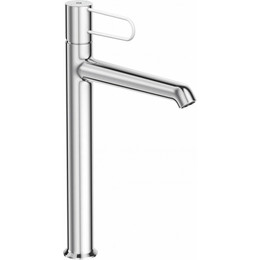 Смеситель для раковины высокий Jacob Delafon Odeon Rive Gauche E21030-00-CP, хром/белый фото 