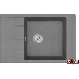 Кухонная мойка Emar EMQ-1780.Q, антрацит, Цвет производителя: антрацит фото 