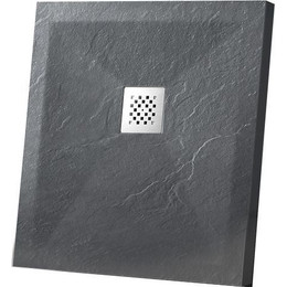 Поддон каменный Vincea 90х90 см VST-4SR9090A, антрацит фото 