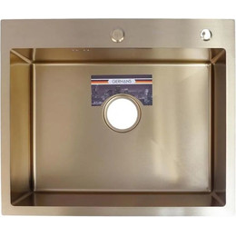Кухонная мойка Gerhans K36050G 1 мм, золото, Цвет производителя: золото фото 