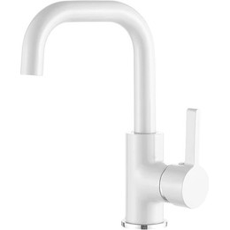 Смеситель для раковины Ledeme L1099W, белый фото 