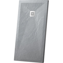 Поддон каменный Vincea 130х90 см VST-4SR9013G, серый фото 