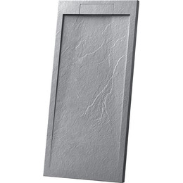 Поддон каменный Vincea 100х80 см VST-4SRL8010G, серый фото 