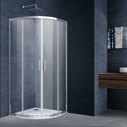 Душевое ограждение Vincea Alpha 80x80 см VSQ-3AL800CL, хром/прозрачное фото 