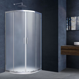 Душевое ограждение Vincea Alpha 80x80 см VSQ-3AL800MT, хром/текстурное фото 