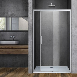 Душевая дверь Vincea Soft 120 см VDS-3SO120CL, хром/прозрачное фото 