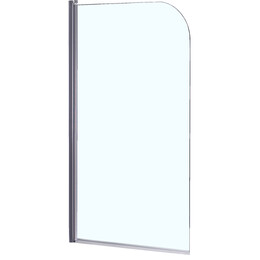 Шторка для ванны Loranto CS-F01 65х120 см, хром/прозрачное фото 