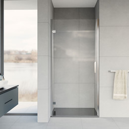 Душевая дверь Vincea Flex 90 см VDP-1F900CL (стекло 8 мм), хром/прозрачное фото 