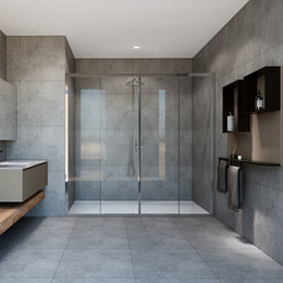 Душевая дверь Vincea Garda 200 см VDS-1G2200CL, хром/прозрачное фото 