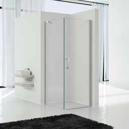 Душевое ограждение Vincea Orta 90x90 см VSR-1O9090CL, хром/прозрачное фото 