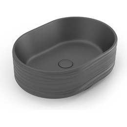 Раковина-чаша Kerama Marazzi Sabbia 50 см SA.wb.50\BLK.M, черный матовый фото 