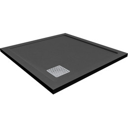 Поддон каменный Taliente 90x90 см PTA-ST-90B, черный матовый фото 