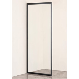 Боковая стенка Taliente 80x185 см TA-08CB, черный/прозрачное фото 