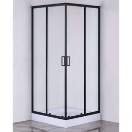 Душевое ограждение Taliente 90x90 см TA-09092-1CB, черный/прозрачное фото 