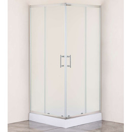 Душевое ограждение Taliente 90x90 см TA-09092-1MP, хром/матовое фото 