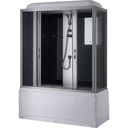 Душевая кабина Taliente 150x70 см TA-15070G, хром/тонированное фото 