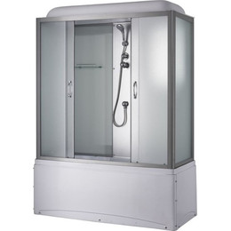 Душевая кабина Taliente 170x75 см TA-17075M, хром/матовое фото 