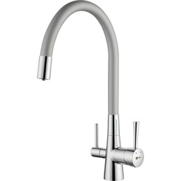Смеситель для кухни Lemark Comfort LM3075C-Silver, серебристый/хром фото 