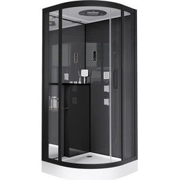 Гидробокс Grossman 100 см GR241, чёрный/прозрачное фото 