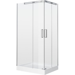 Душевое ограждение Grossman Galaxy 120x80 см GR-3120L L, хром/прозрачное фото 