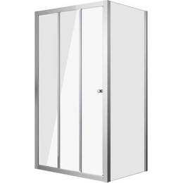 Душевое ограждение Grossman Falcon 90x80 см GR-D90-P80Fa, хром/прозрачное фото 