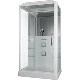 Гидробокс Grossman 90x135 см GR128L L, белый/прозрачное фото 