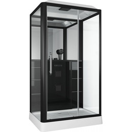 Гидробокс Grossman 90x120 см GR227R R, чёрный/прозрачное фото 