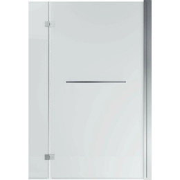 Шторка для ванны Grossman 800х1400 мм GR-108, хром/прозрачное фото 