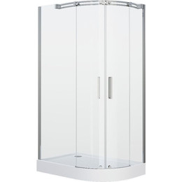 Душевое ограждение Grossman Galaxy 110x80 см GR-4110L L, хром/прозрачное фото 