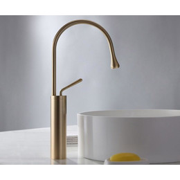 Смеситель для раковины высокий Bronze de Luxe Scandi 9015BR, бронза, Цвет производителя: бронза фото 