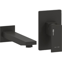 Смеситель для раковины настенный WasserKraft Abens A20503, черный фото 