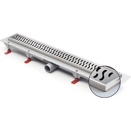 Трап Veconi N Harmony 95 см V950HN, хром глянцевый, Цвет производителя: хром глянцевый, Размер трапа: 950 фото 