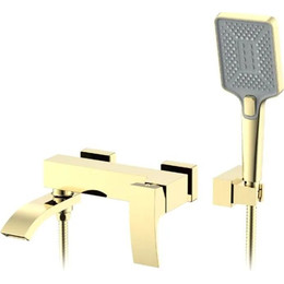 Смеситель для ванны с душевым гарнитуром Gappo G3207-3, золото фото 
