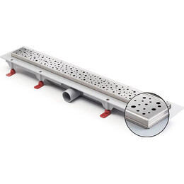 Трап Veconi N Drops 65 см V650DN, хром глянцевый фото 