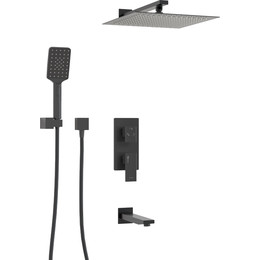 Душевая система для ванны WasserKraft A172071, черный фото 