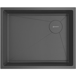 Мойка кухонная Omoikiri Taki 54-U/IF SIDE SF GB 1,2 мм 4997036, графит, Цвет производителя: графит фото 