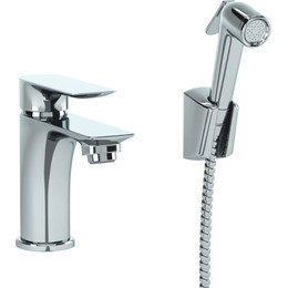 Смеситель для раковины с гигиеническим душем Paini Garda 76CR205/574 фото 