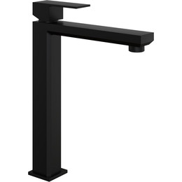 Смеситель для раковины высокий Paini Grazia 21PZ205LL, черный матовый фото 