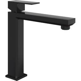 Смеситель для раковины высокий Paini Grazia 21PZ205M, черный матовый фото 