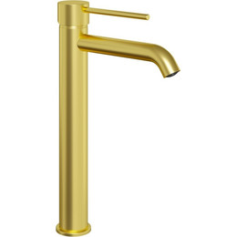Смеситель для раковины высокий Paini Cox 78PJ205OLL, золото матовое фото 