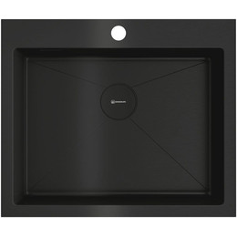Кухонная мойка Omoikiri Akisame 59 GB 1,2 мм 4997014, графит, Цвет производителя: графит фото 