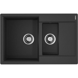 Кухонная мойка Omoikiri Daisen 78-2T BL 4993535, чёрный, Цвет производителя: чёрный фото 